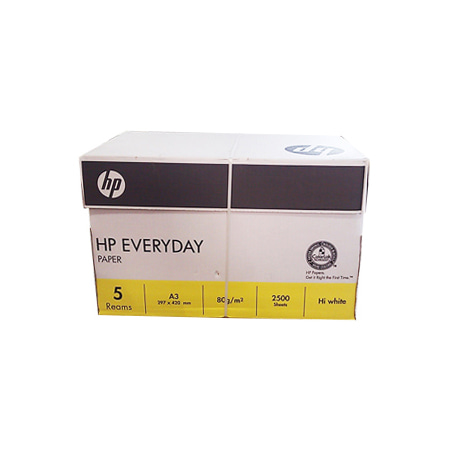 [FSC인증]HP복사용지 80g A3/box pure white(297*420mm(500매*5권))
