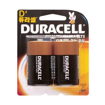 듀라셀 알카라인 건전지 D