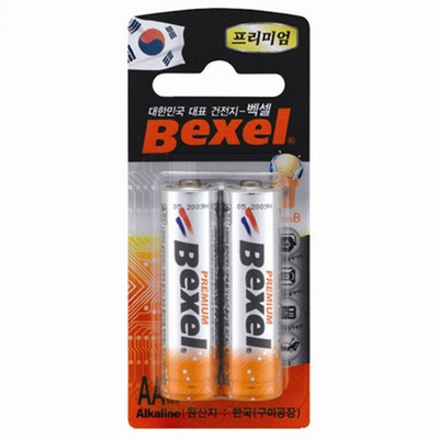 벡셀 알카라인 건전지 LR06  AA/2개입