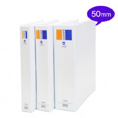 SWAY 3공D링 백색투명바인더 (A4폭:50mm)