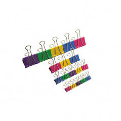 화신(WHASHIN) 더블클립 컬러 특대 50mm 10ea/set)